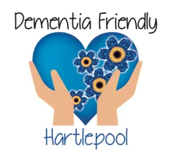 Dementia Friendly Hartlepool with a Heart Logo